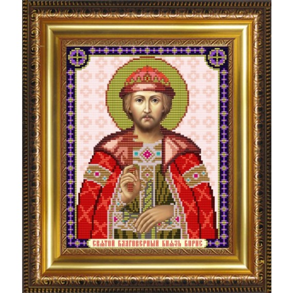 Рисунок на ткани "Св.Благоверный Князь Борис"