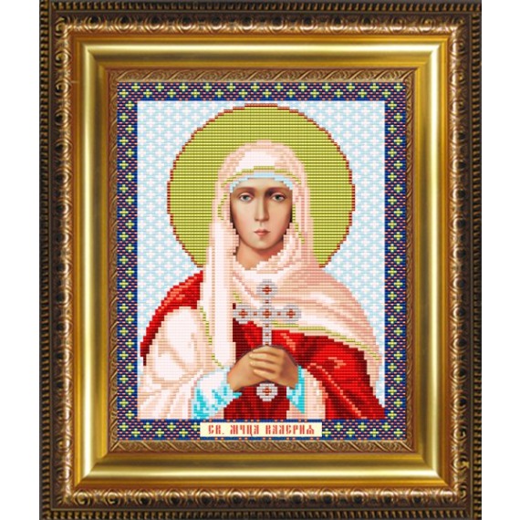 Рисунок на ткани "Св.Мученица Валерия"