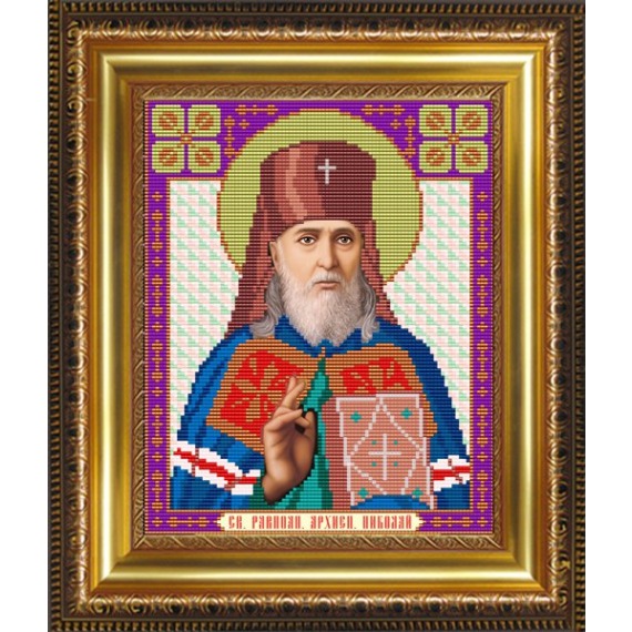 Рисунок на ткани "Св.Равноапостольный Архиепископ Николай"