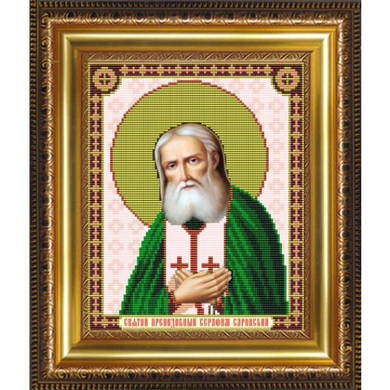 Рисунок на ткани "Св.Преподобный Серафим Саровский"