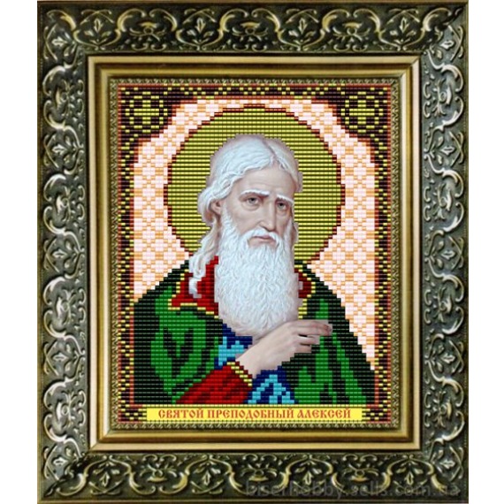 Рисунок на ткани "Св.Пр. Алезий (Алексей)"