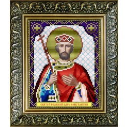 Рисунок на ткани "Св.В. Царь Константин"