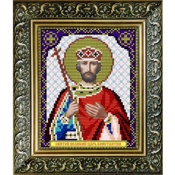 Рисунок на ткани "Св.В. Царь Константин"