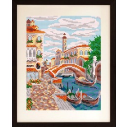 Рисунок на ткани "Венеция"