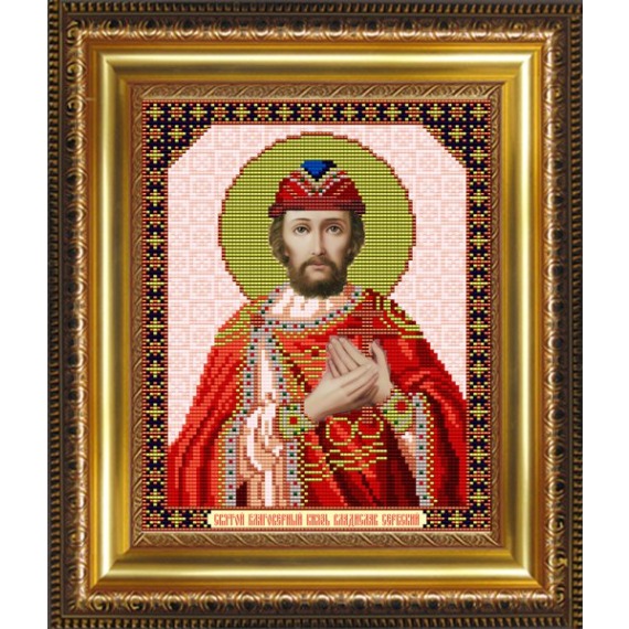 Рисунок на ткани "Святой Князь Владислав"