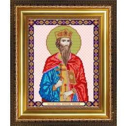 Рисунок на ткани "Святой Князь Вячеслав"