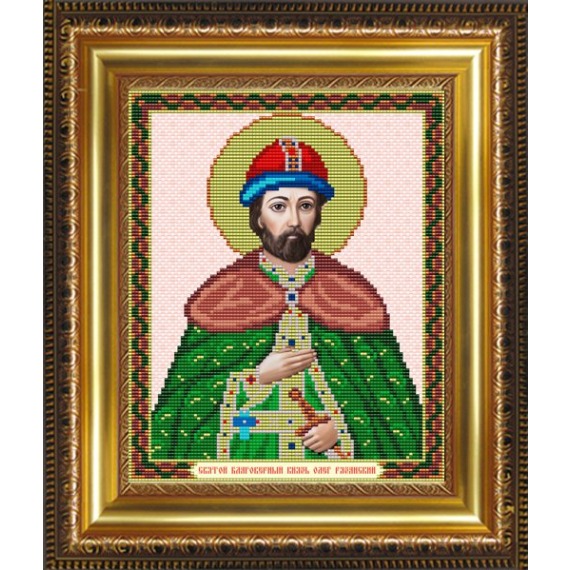 Рисунок на ткани "Св.Преподобный Князь Олег"