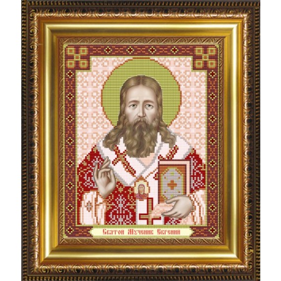 Рисунок на ткани "Святой мученик Евгений"