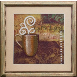 Рисунок на ткани "Кофе Латте"
