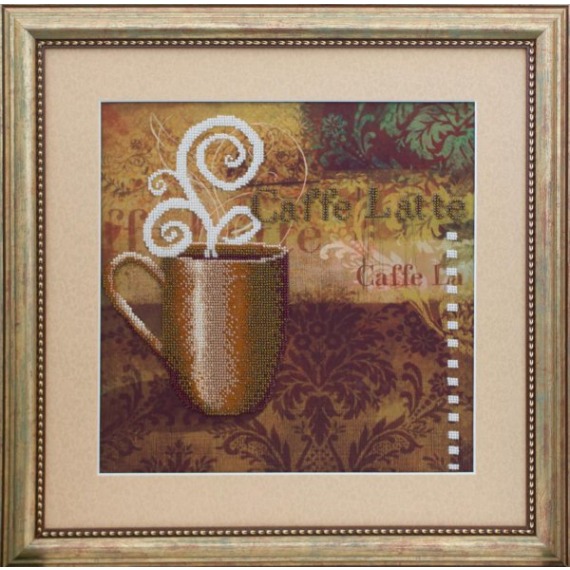 Рисунок на ткани "Кофе Латте"