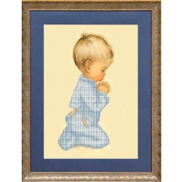 Рисунок на ткани "Молитва мальчика"