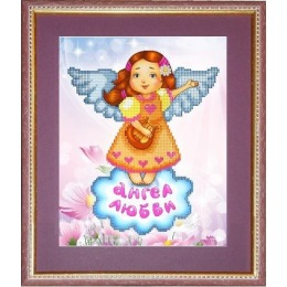 Рисунок на ткани "Ангел любви"