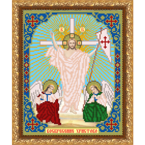 Рисунок на ткани "Воскресение Христово"