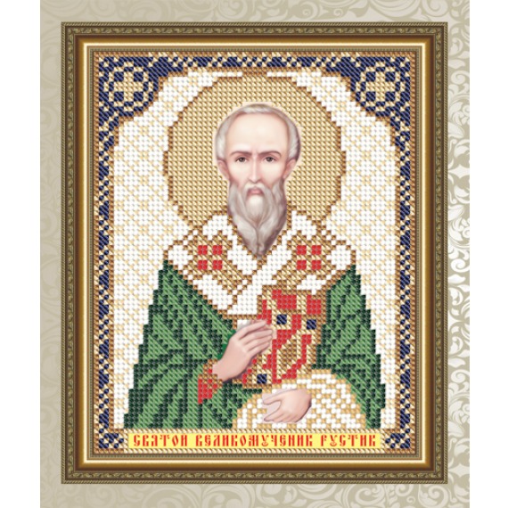 Рисунок на ткани "Святой Великомученик Рустик"