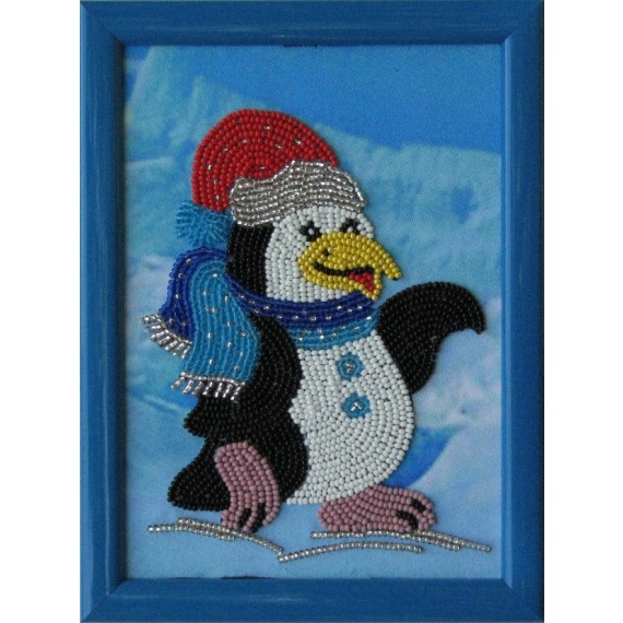 Рисунок на ткани "Пингвин"