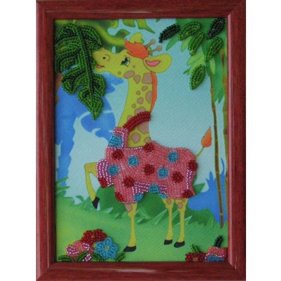 Рисунок на ткани "Жираф"