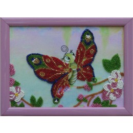 Рисунок на ткани "Бабочка"