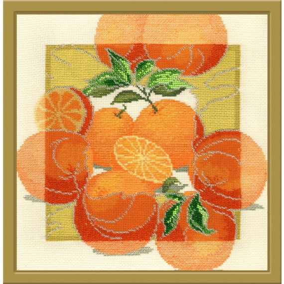 Набор для вышивания крестом "Дары садов Апельсин"