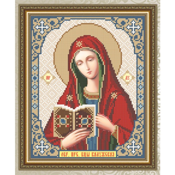 Рисунок на ткани "Образ Пресвятой Богородицы Калужская"