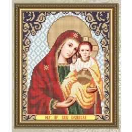 Рисунок на ткани "Образ Пресвятой Богородицы Боянская"