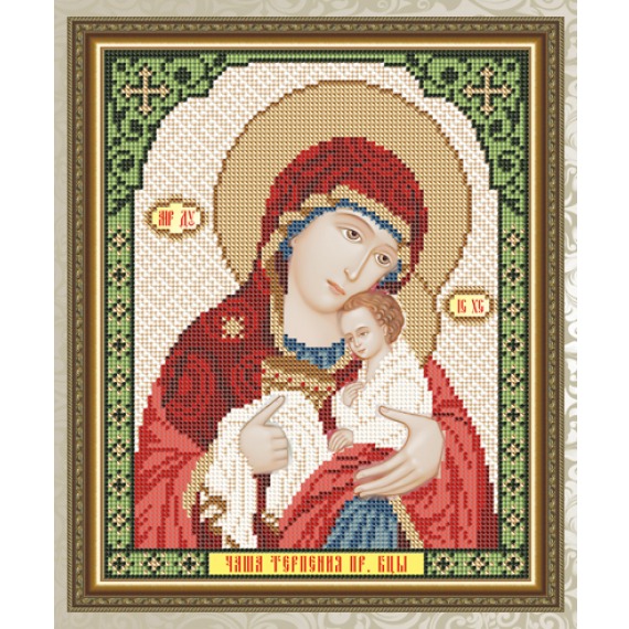 Рисунок на ткани "Образ Пресвятой Богородицы Чаша Терпения"