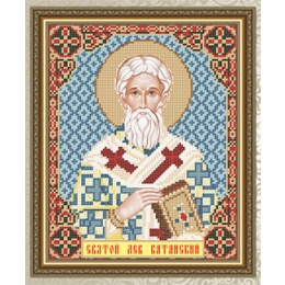 Рисунок на ткани "Святой Лев Катанский"