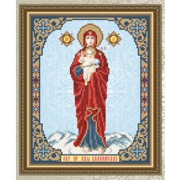 Рисунок на ткани "Валаамская Образ Пресвятой Богородицы"