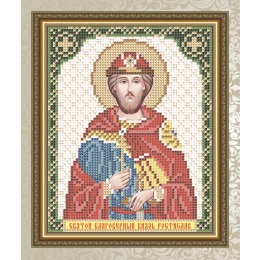 Рисунок на ткани "Св. Благоверный князь Ростислав"