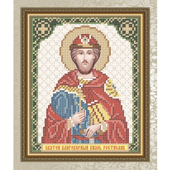 Рисунок на ткани "Св. Благоверный князь Ростислав"