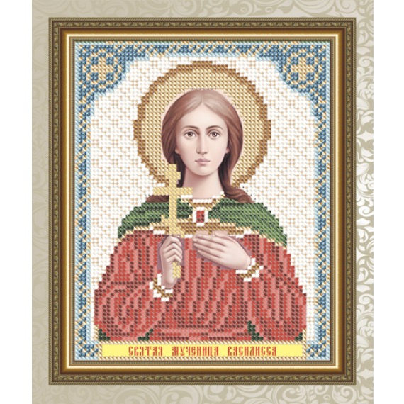 Рисунок на ткани "Св. Мученица Василисса"