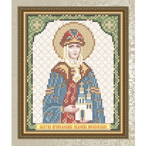 Рисунок на ткани "Св. Преподобная Евдокия Московская"