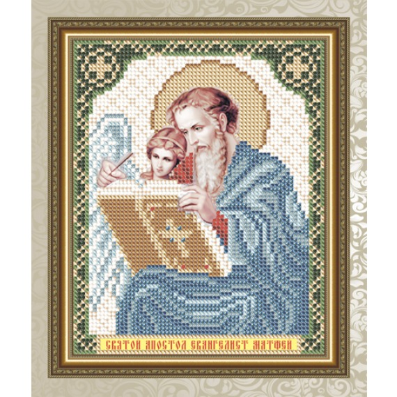 Рисунок на ткани  "Св. Апостол Евангелист Матфей"