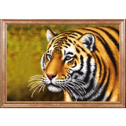 Рисунок на ткани "Тигр"