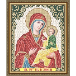 Рисунок на ткани "Грузинская Образ Пресвятой Богородицы"