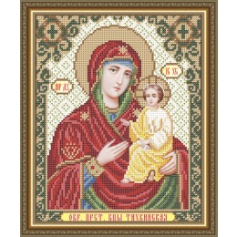 Рисунок на ткани "Тихвинская Образ Пресвятой Богородицы"