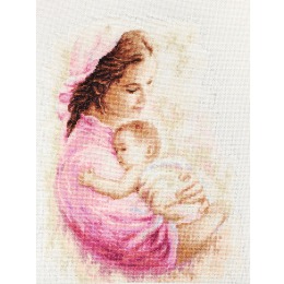 Набор для вышивания крестом "Мать и дитя"