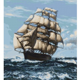 Набор для вышивания крестом "Корабль"