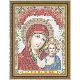 Рисунок на ткани "Пресвятая Богородица Казанская"