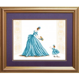 Рисунок на ткани "Маленькая принцесса"
