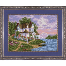 Рисунок на ткани "Дом моей мечты"