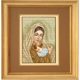 Рисунок на ткани "Материнская любовь"