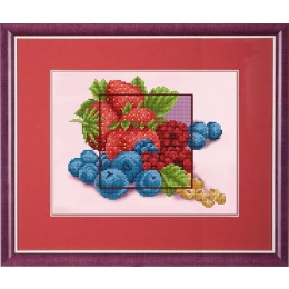 Рисунок на ткани "Летние фрукты"