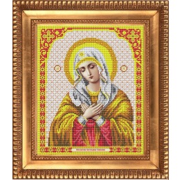 Рисунок на ткани "Пресвятая Богородица Умиление"