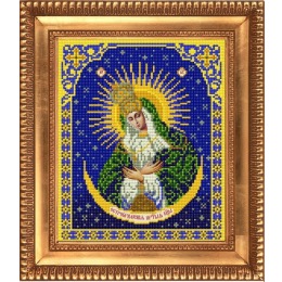 Рисунок на ткани "Пресвятая Богородица Остробрамская"