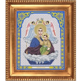 Рисунок на ткани "Пресвятая Богородица Живоносный Источник"