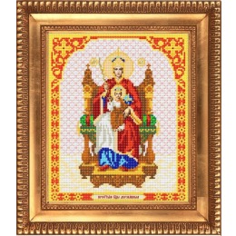Рисунок на ткани "Пресвятая Богородица Державная"