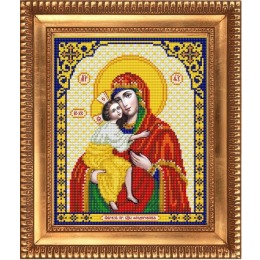 Рисунок на ткани "Пресвятая Богородица Феодороская"