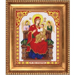 Рисунок на ткани "Пресвятая Богородица Всецарица"