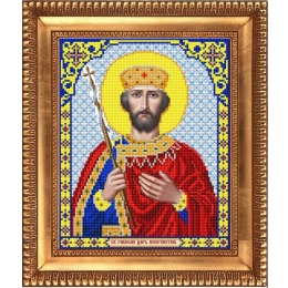 Рисунок на ткани "Святой Великий Царь Константин"