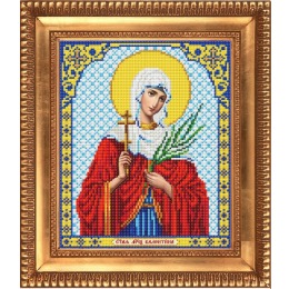Рисунок на ткани "Святая мученица Валентина"